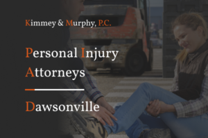 A person who has been injured, with the assistance of Dawsonville Personal Injury lawyer at Kimmey & Murphy, P.C